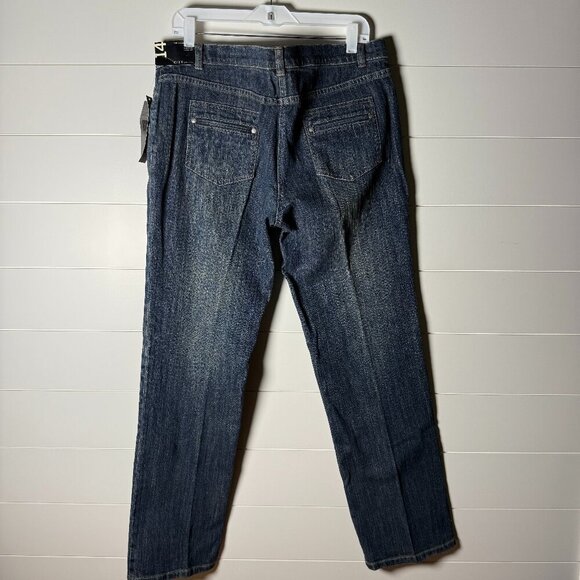 NWT City UnLTD. The Los Angeles Pant Denim Low Rise Slim Thigh Skinny Leg Sz 14 - Picture 5 of 9